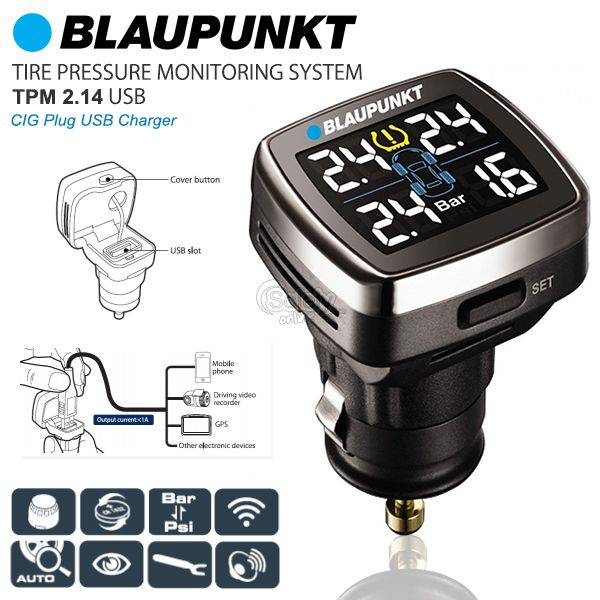 New Original BLAUPUNKT TPMS Tire Tyre Pressure Monitoring System